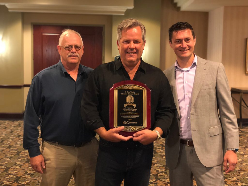 Mike Defreeuw Named 2018 Tom Taylor Award Recipient - Indiana Electric 