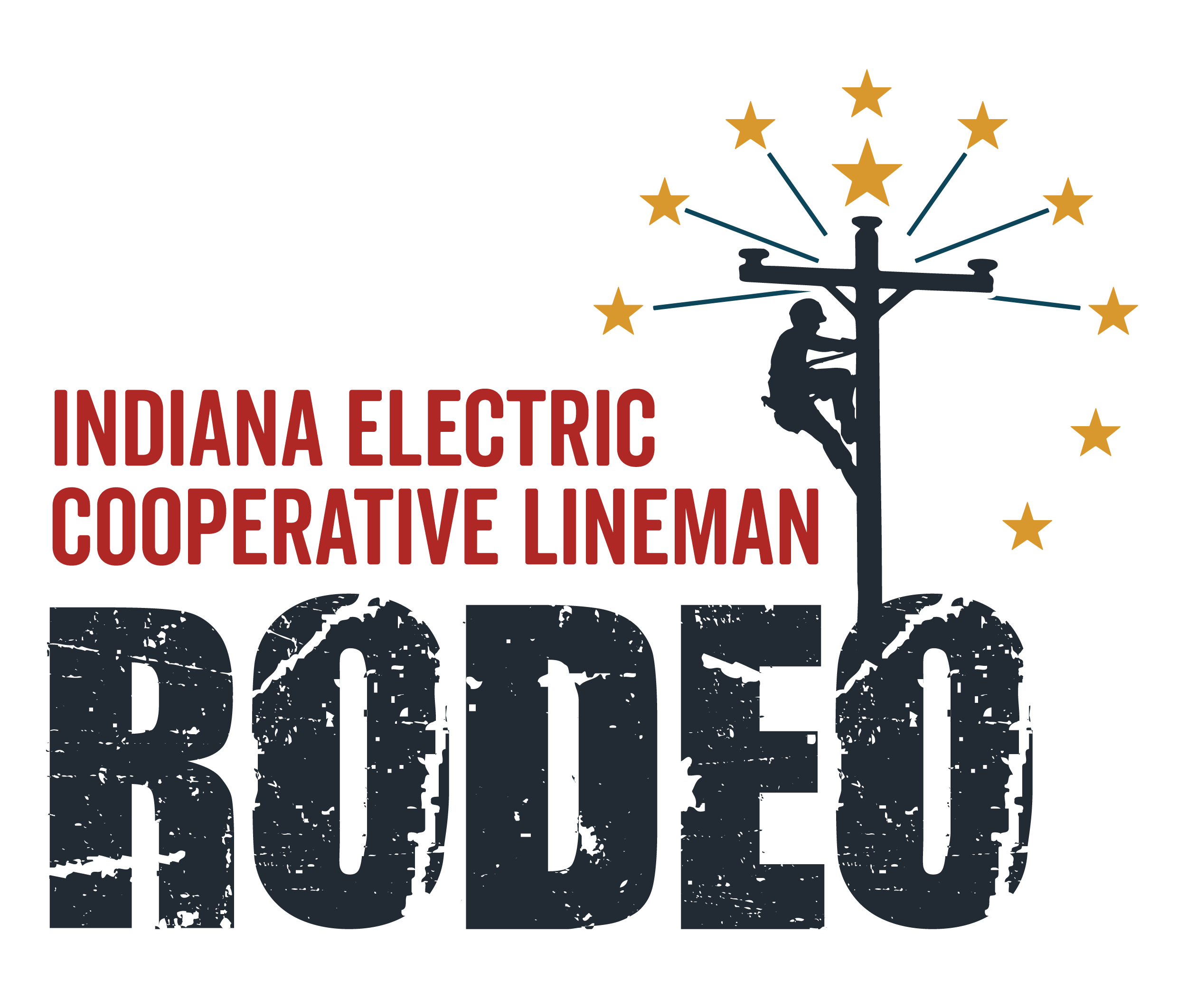 Lineman Rodeo LogoColor Indiana Electric Cooperatives